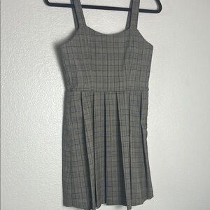 Plaid Sleeveless Dress